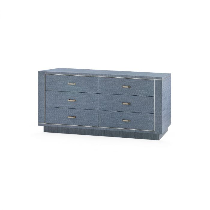 Ethan 6-Drawer Navy Blue