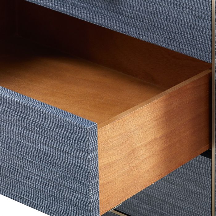 Ethan 6-Drawer Navy Blue
