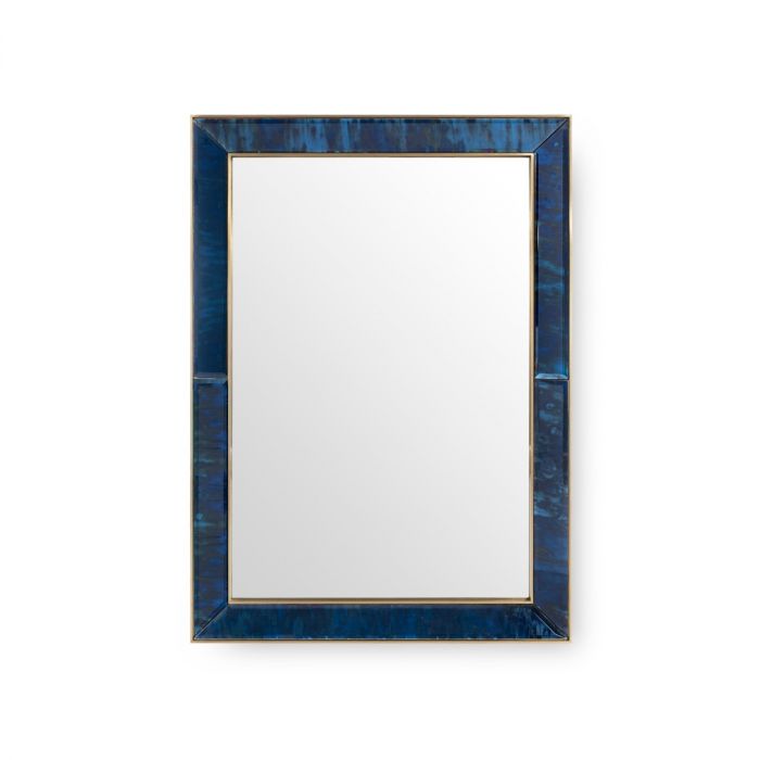 Etienne Large Mirror Antique Midnight Blue
