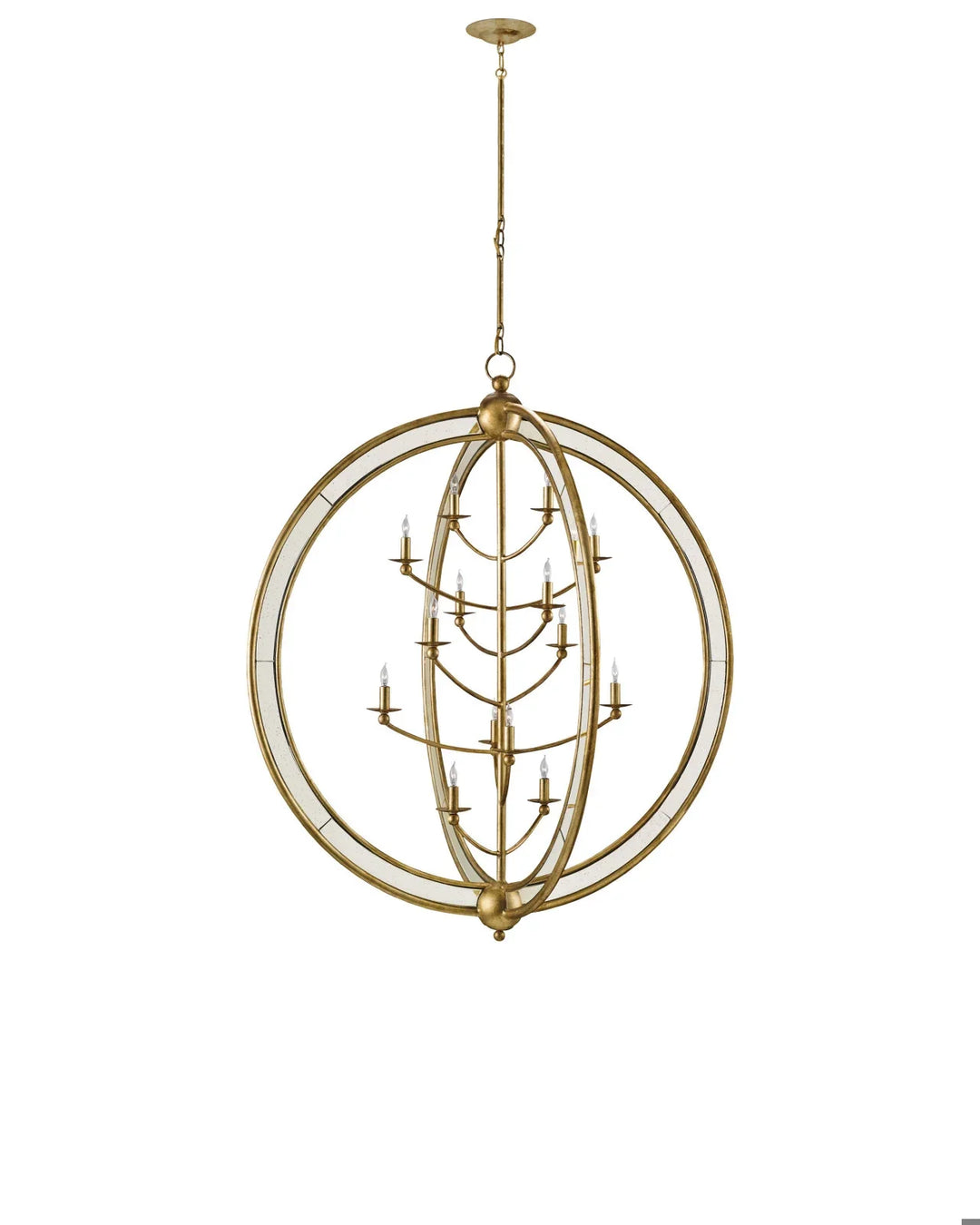 Aphrodite Gold Orb Chandelier