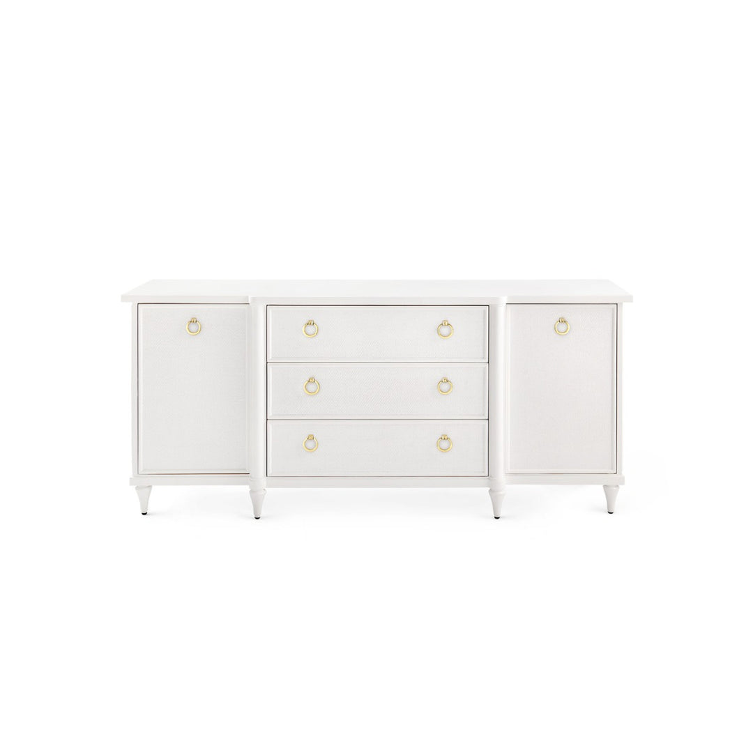 Fairfax Three-Drawer Two-Door Cabinet - Vanilla