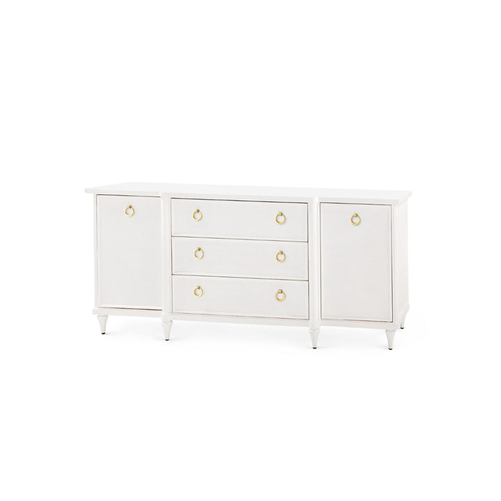 Fairfax Three-Drawer Two-Door Cabinet - Vanilla