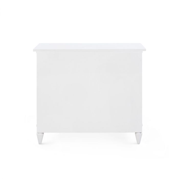 Felicity 3-Drawer End Table - Glazed Whisper White