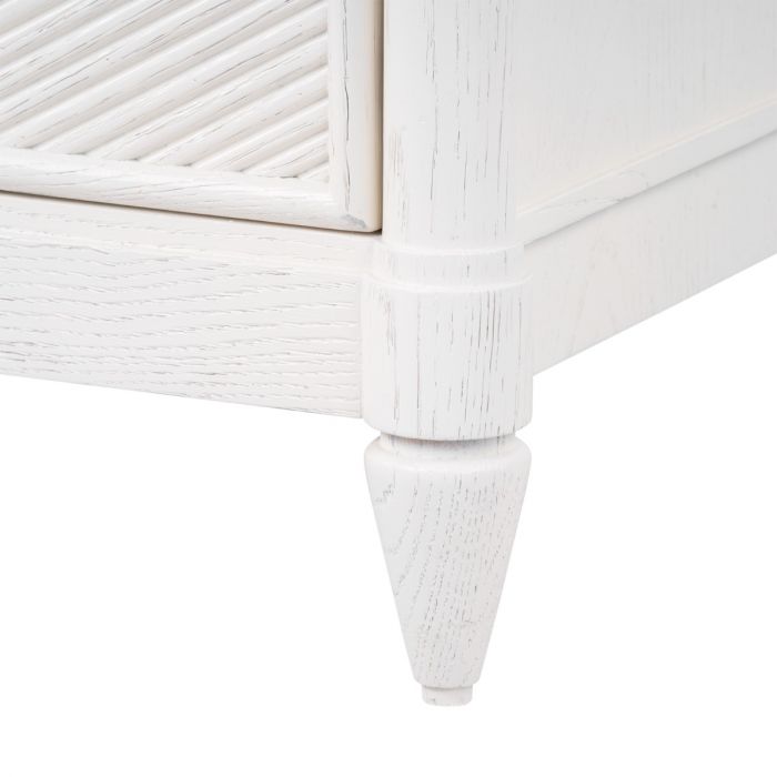 Felicity 3-Drawer End Table - Glazed Whisper White