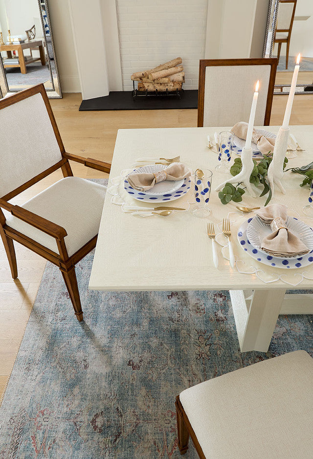 Finn Dining Table Glazed Whisper White