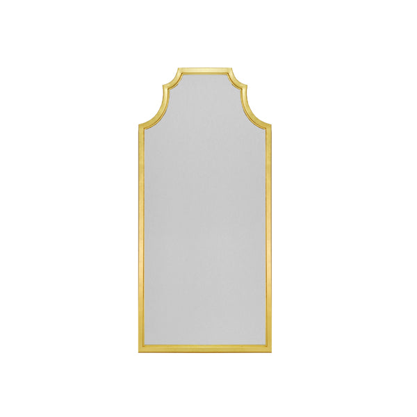 Finley Tall Mirror - Gold Leaf