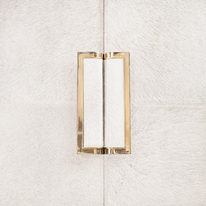 Florian Tall Bar Cabinet - Snow