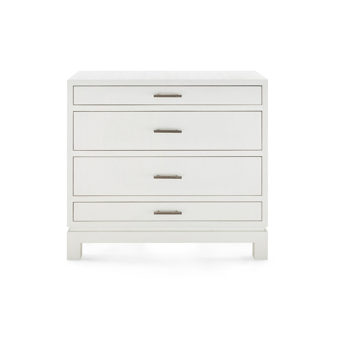 Florence Large 4-Drawer Sand White