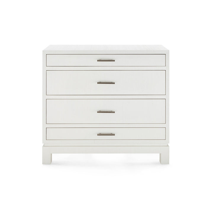 Florence Large 4-Drawer Sand White