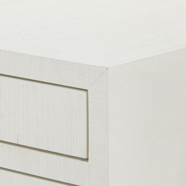 Florence Large 4-Drawer Sand White