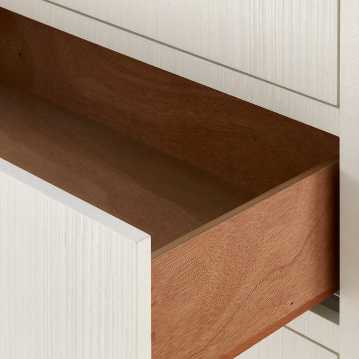 Florence Large 4-Drawer Sand White