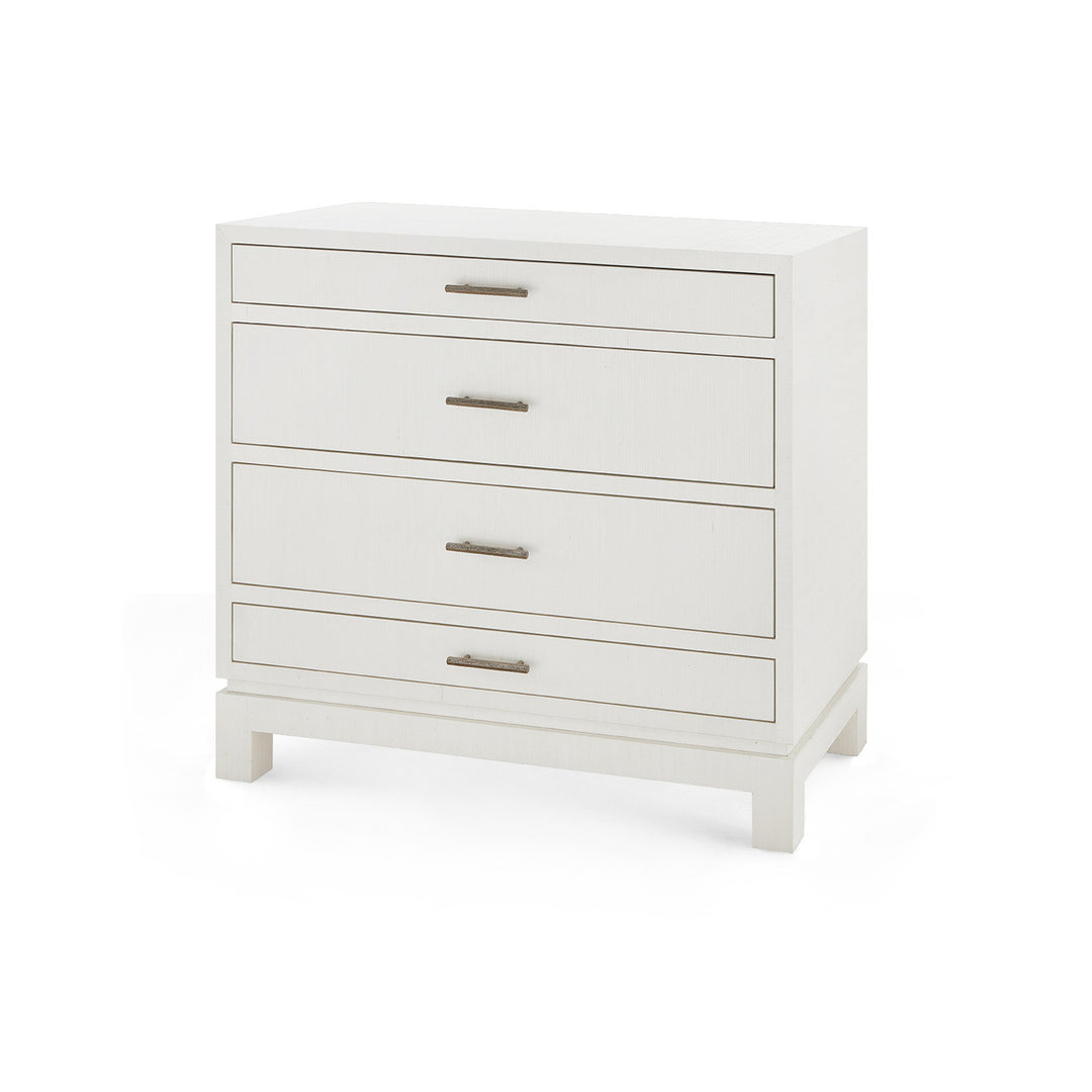 Florence Large 4-Drawer Sand White
