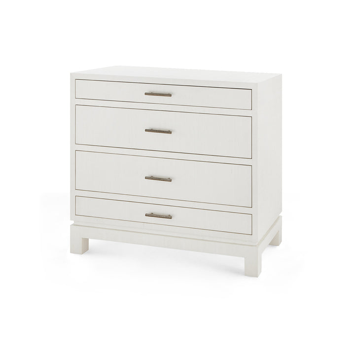 Florence Large 4-Drawer Sand White