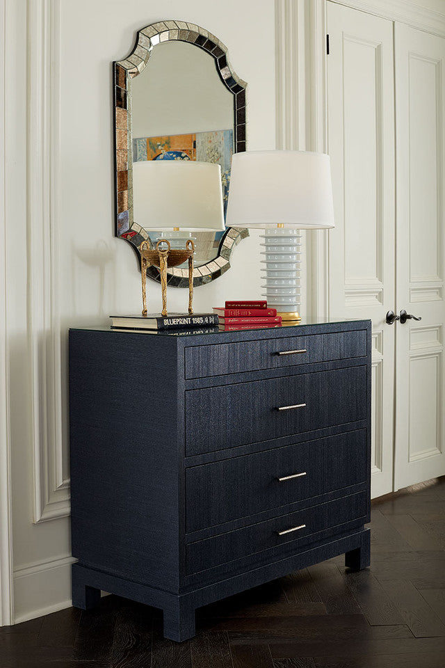 Florence Large 4-Drawer Selvage Blue