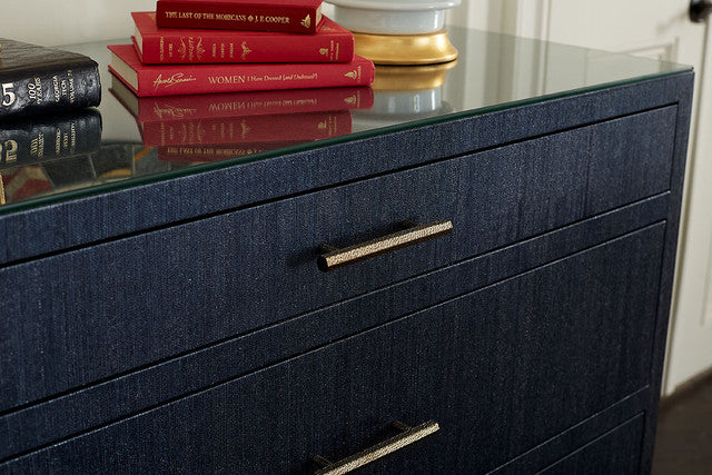 Florence Large 4-Drawer Selvage Blue