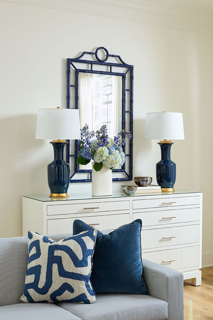 Florence Extra Large 8-Drawer Selvage Blue