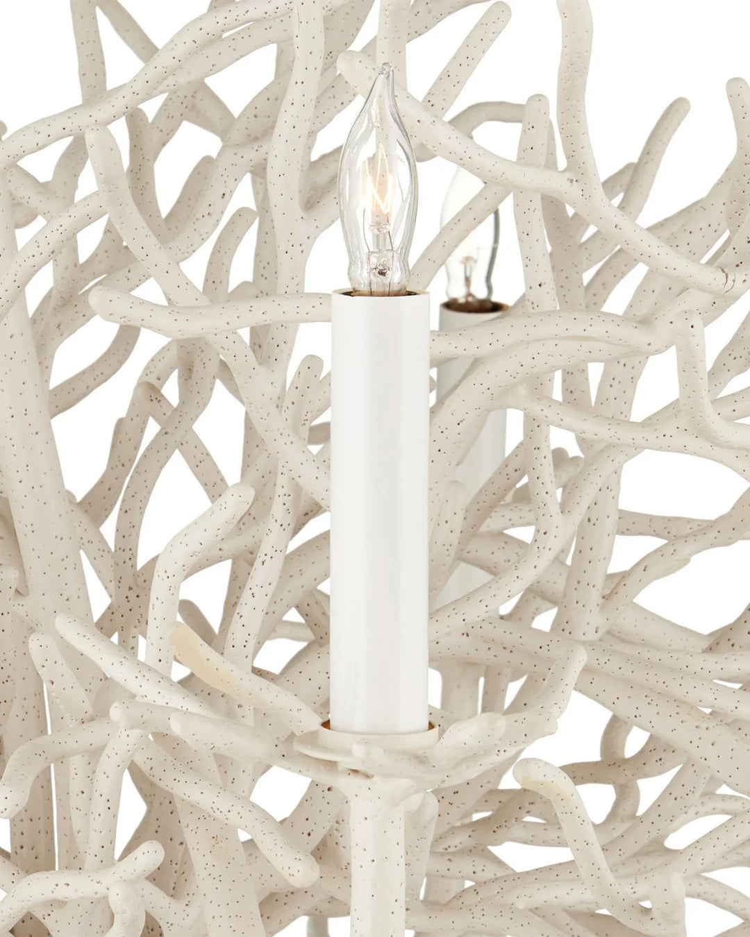 Seaward White Chandelier - Large