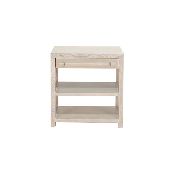 Garbo Side Table - Cerused Oak