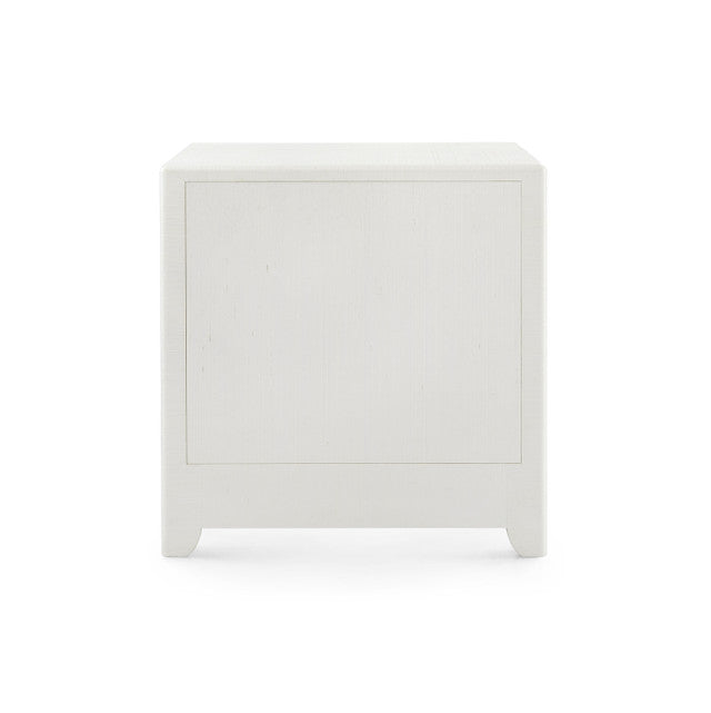 Gianna 3-Drawer Side Table Sand White