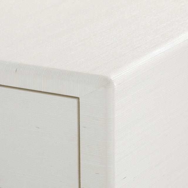 Gianna 3-Drawer Side Table Sand White