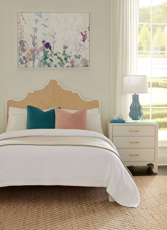 Gianna 3-Drawer Side Table Sand White