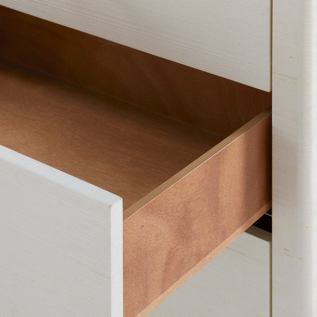 Gianna Extra Large 6-Drawer Sand White