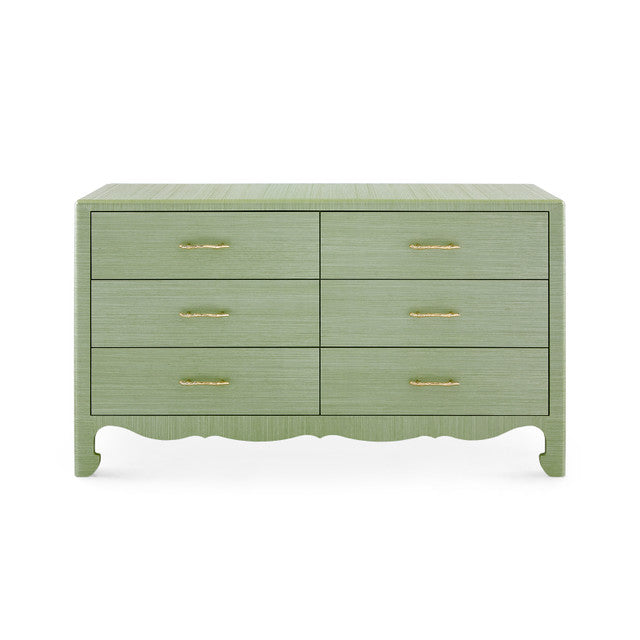 Gianna Extra Large 6-Drawer Spring Green