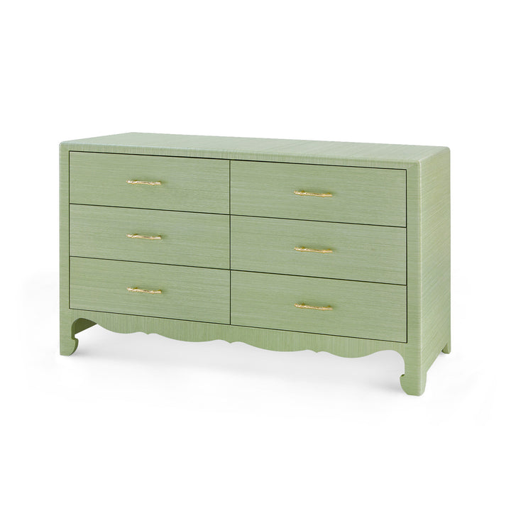 Gianna Extra Large 6-Drawer Spring Green