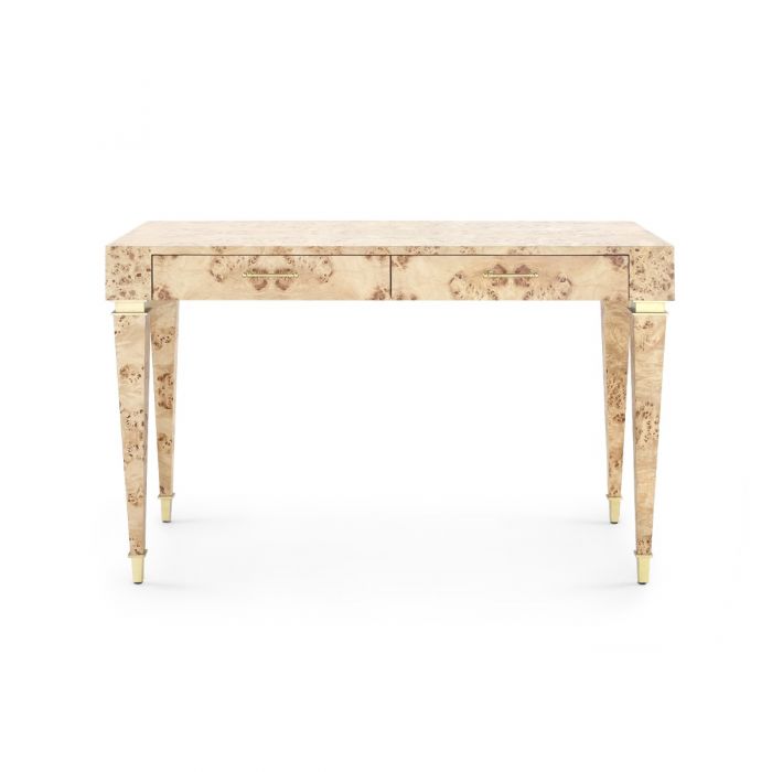 Helena Desk - Burl Wood