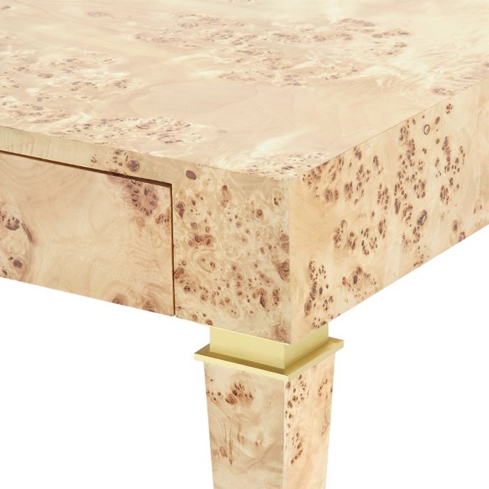 Helena Desk - Burl Wood
