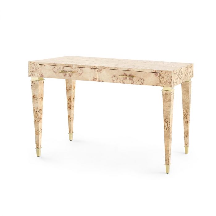 Helena Desk - Burl Wood