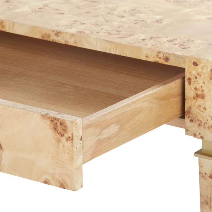 Helena Desk - Burl Wood