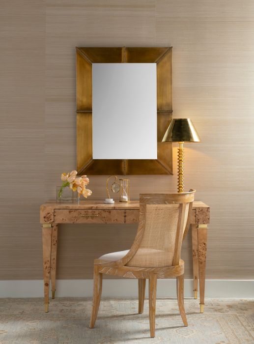 Helena Desk - Burl Wood