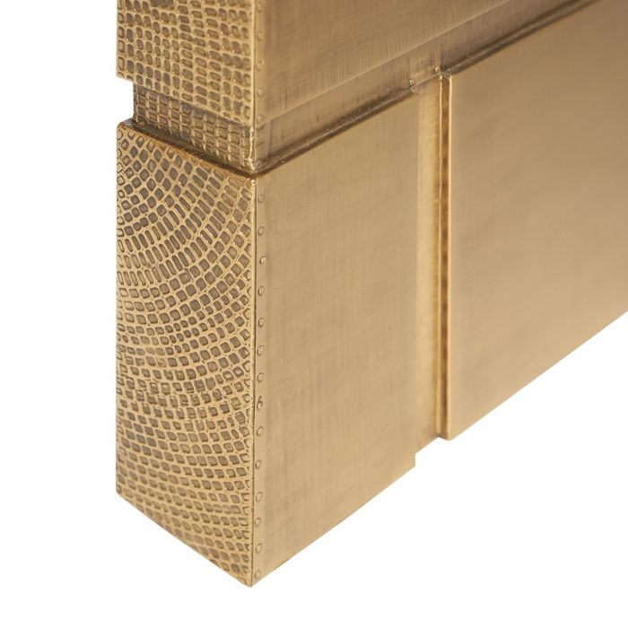 Hollis Console Table -  Antique Brass