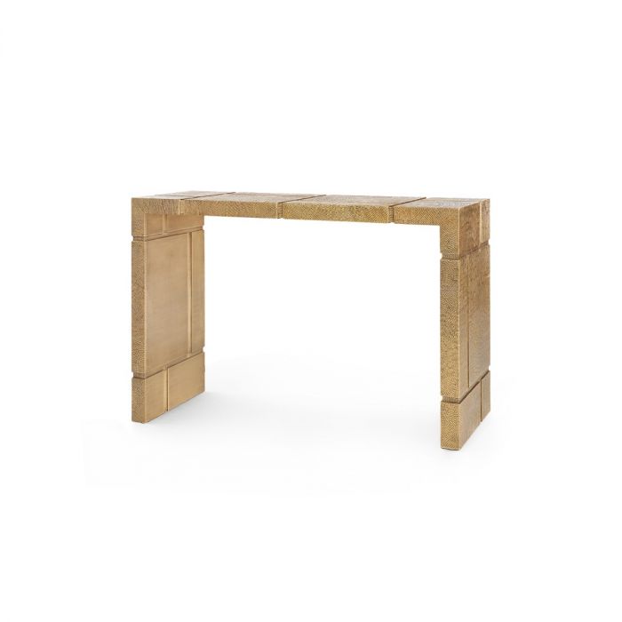 Hollis Console Table -  Antique Brass