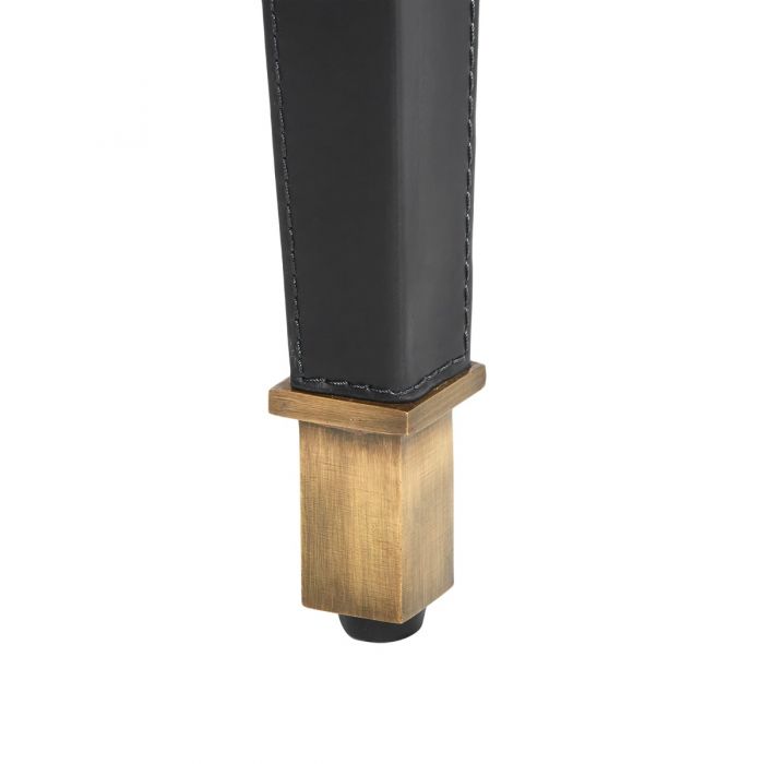 Hunter Desk - Black Leather