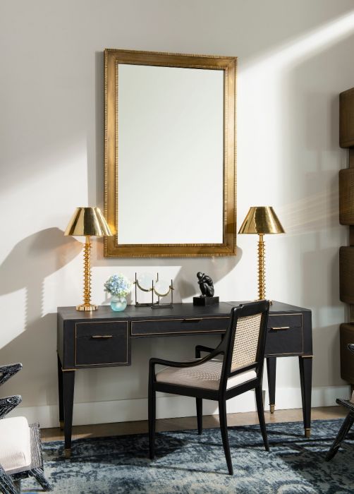 Hunter Desk - Black Leather
