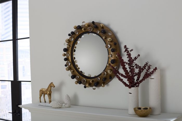 Eris Mirror Antique Brass