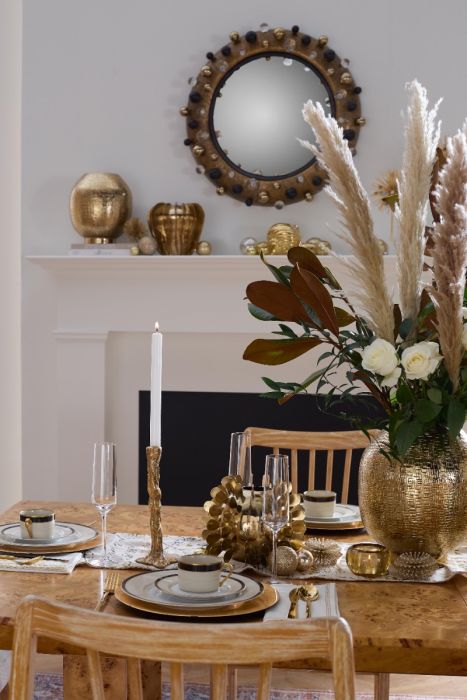 Eris Mirror Antique Brass