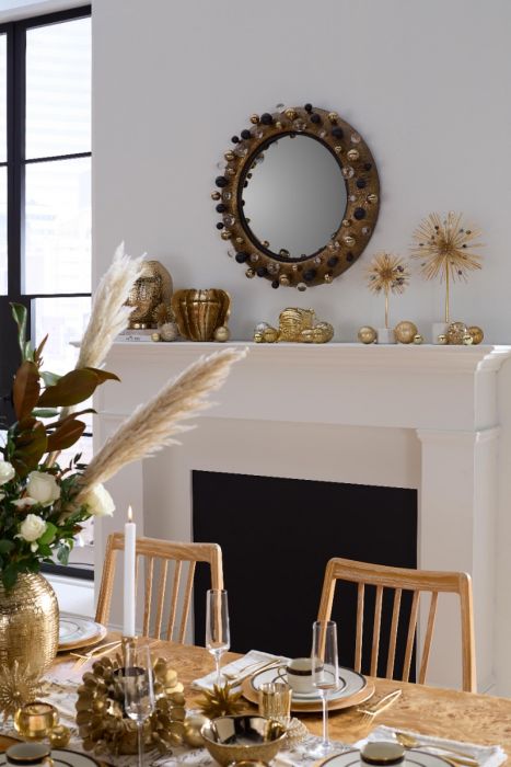 Eris Mirror Antique Brass