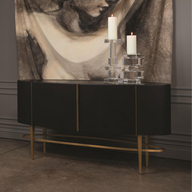 Ellipse Cabinet - Ebony