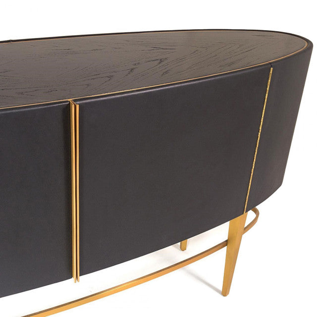 Ellipse Cabinet - Ebony