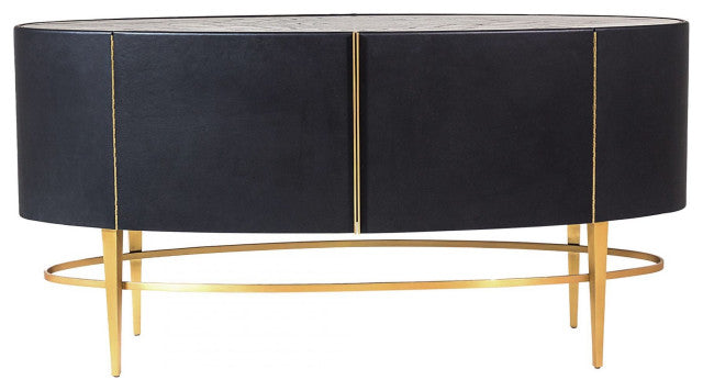 Ellipse Cabinet - Ebony
