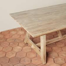 Mango Wood Trestle Coffee Table - Natural
