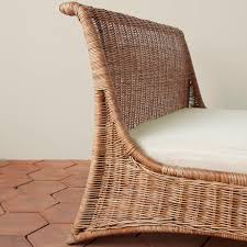 Natural Wicker Daybed
