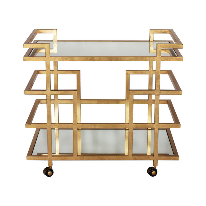 Ireland Bar Cart - Gold