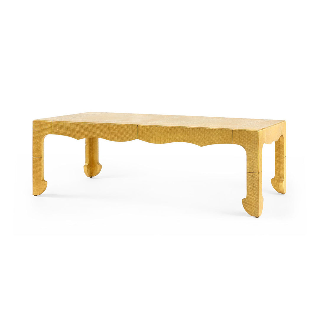 Jaques Coffee Table - Antique Brass