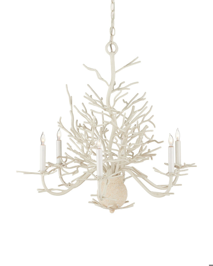 Seaward White Chandelier- Small