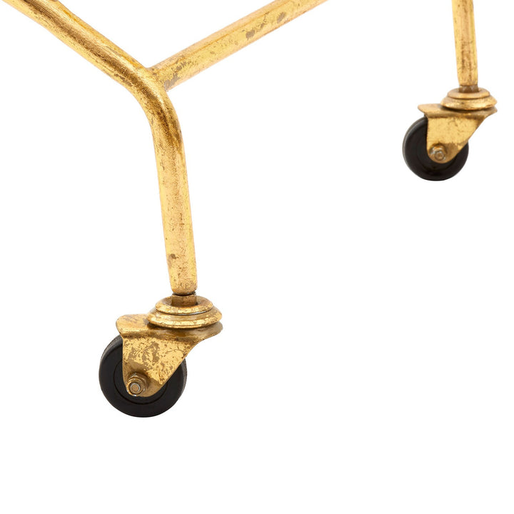 Jepson Bar Cart - Gold Leaf
