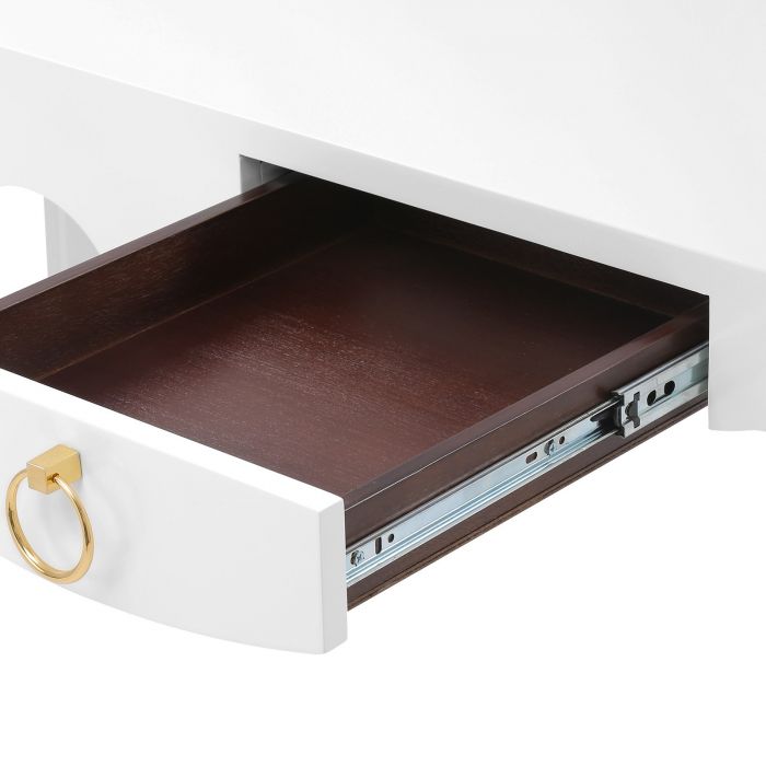 Jordan Console/Desk, Chiffon White